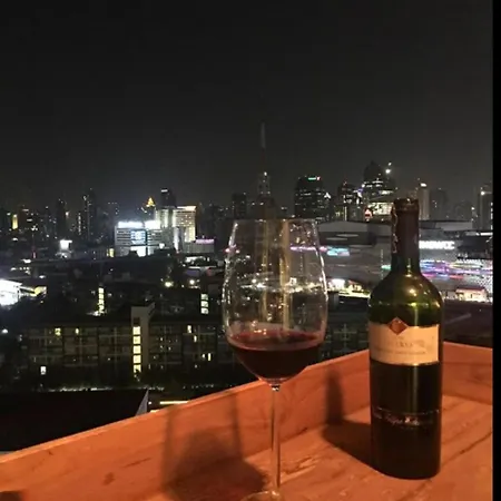 Free Airport Pick Up ! 12Th Floor Cozy Studio Room, 5 Mins Walk To Iconsiam & Bts
