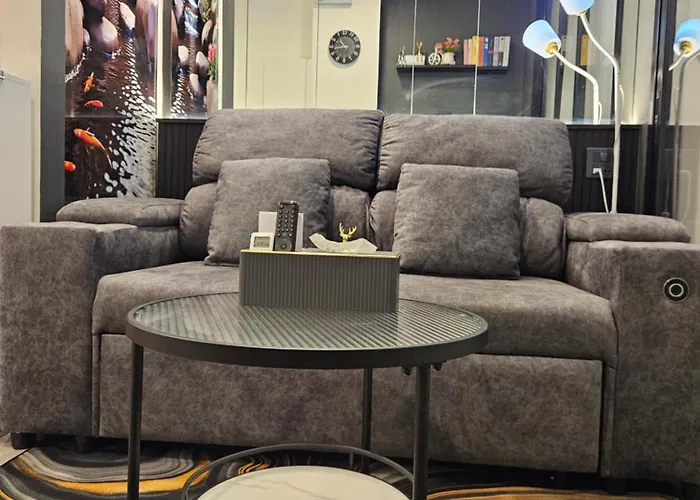 Free Airport Pick Up ! 12th Floor Cozy Room, 5 Mins Walk To Iconsiam & Bts バンコク都